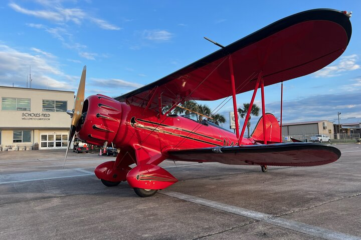 First Mate Open Cockpit Biplane Ride in Galveston - Photo 1 of 5